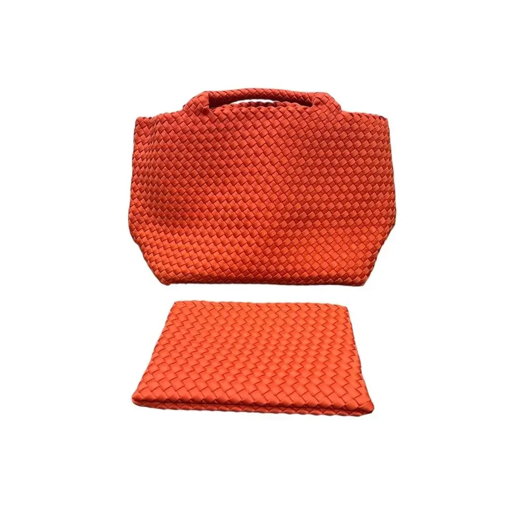 Naghedi Medium St. Barths Medium Tote Bonaire Orange NWT - Picture 3 of 7